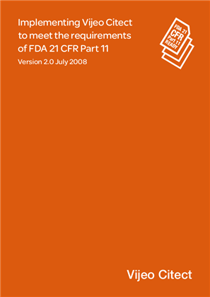 How to achieve FDA CFR Part 11 compliance
